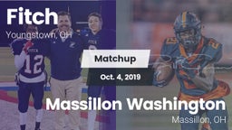 Matchup: Fitch  vs. Massillon Washington  2019