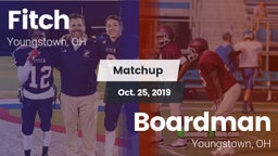 Matchup: Fitch  vs. Boardman  2019