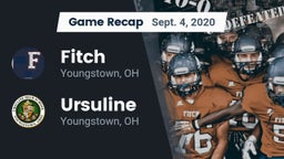 Recap: Fitch  vs. Ursuline  2020