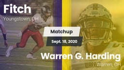 Matchup: Fitch  vs. Warren G. Harding  2020