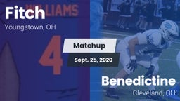 Matchup: Fitch  vs. Benedictine  2020