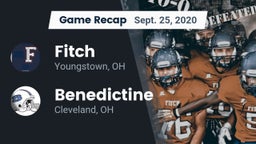 Recap: Fitch  vs. Benedictine  2020