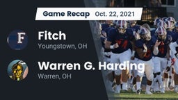 Recap: Fitch  vs. Warren G. Harding  2021