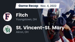 Recap: Fitch  vs. St. Vincent-St. Mary  2022