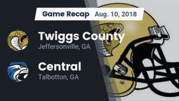 Recap: Twiggs County  vs. Central  2018