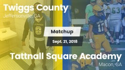 Matchup: Twiggs County vs. Tattnall Square Academy  2018