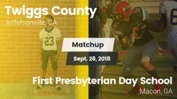 Matchup: Twiggs County vs. First Presbyterian Day School 2018
