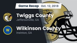 Recap: Twiggs County  vs. Wilkinson County  2018