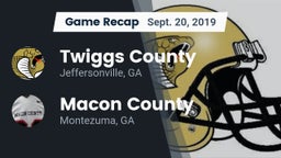 Recap: Twiggs County  vs. Macon County  2019