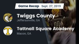 Recap: Twiggs County  vs. Tattnall Square Academy  2019
