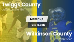 Matchup: Twiggs County vs. Wilkinson County  2019