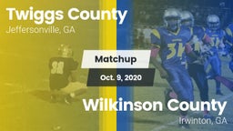 Matchup: Twiggs County vs. Wilkinson County  2020