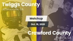 Matchup: Twiggs County vs. Crawford County  2020