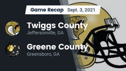 Recap: Twiggs County  vs. Greene County  2021