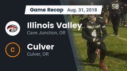Recap: Illinois Valley  vs. Culver  2018