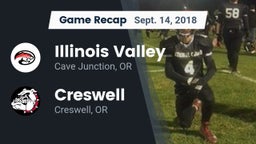 Recap: Illinois Valley  vs. Creswell  2018