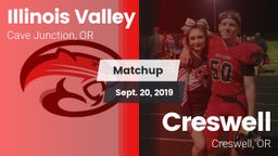 Matchup: Illinois Valley vs. Creswell  2019