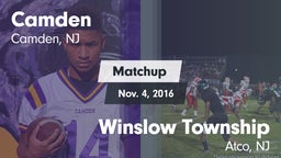 Matchup: Camden vs. Winslow Township  2016