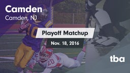 Matchup: Camden vs. tba 2016