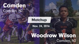 Matchup: Camden vs. Woodrow Wilson  2016