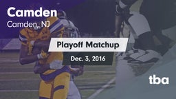 Matchup: Camden vs. tba 2016