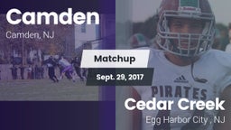 Matchup: Camden vs. Cedar Creek  2017
