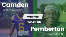 Matchup: Camden vs. Pemberton  2018