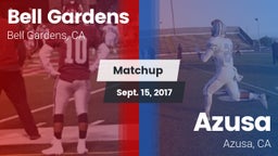 Matchup: Bell Gardens vs. Azusa  2017