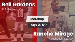 Matchup: Bell Gardens vs. Rancho Mirage  2017