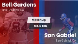 Matchup: Bell Gardens vs. San Gabriel  2017