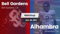 Matchup: Bell Gardens vs. Alhambra  2017