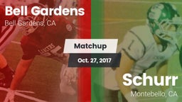 Matchup: Bell Gardens vs. Schurr  2017