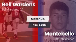 Matchup: Bell Gardens vs. Montebello  2017