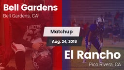 Matchup: Bell Gardens vs. El Rancho  2018