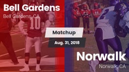 Matchup: Bell Gardens vs. Norwalk  2018