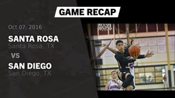 Recap: Santa Rosa  vs. San Diego  2016