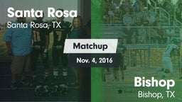 Matchup: Santa Rosa vs. Bishop  2016