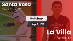 Matchup: Santa Rosa vs. La Villa  2017