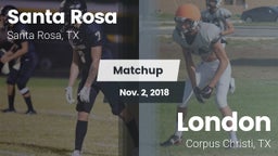 Matchup: Santa Rosa vs. London  2018