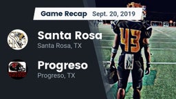 Recap: Santa Rosa  vs. Progreso  2019
