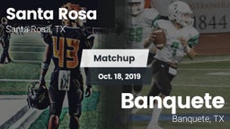 Matchup: Santa Rosa vs. Banquete  2019