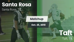 Matchup: Santa Rosa vs. Taft  2019