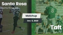 Matchup: Santa Rosa vs. Taft  2020