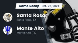 Recap: Santa Rosa  vs. Monte Alto  2021