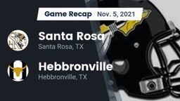 Recap: Santa Rosa  vs. Hebbronville  2021