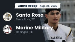 Recap: Santa Rosa  vs. Marine Military  2022