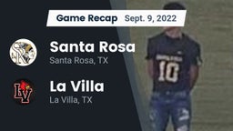 Recap: Santa Rosa  vs. La Villa  2022
