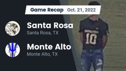 Recap: Santa Rosa  vs. Monte Alto  2022