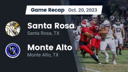 Recap: Santa Rosa  vs. Monte Alto  2023