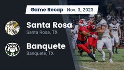 Recap: Santa Rosa  vs. Banquete  2023